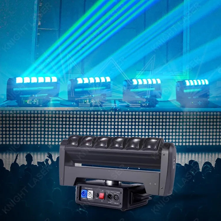 6x30w Double Sided Rgb Moving Head Led Party Beam Strobe Light-1