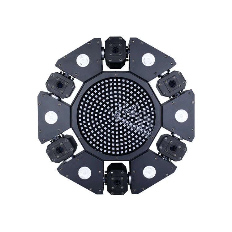 6 Eye Rgb 325 LED Beads Circle Controlled Strobe Moving Head Dj Light-2