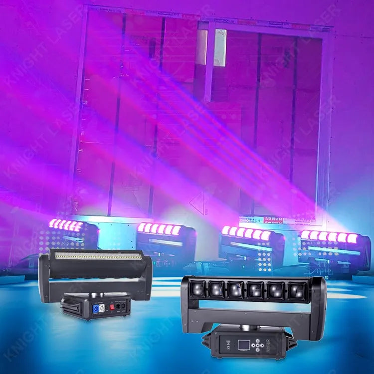 6x30w Double Sided Rgb Moving Head Led Party Beam Strobe Light-3