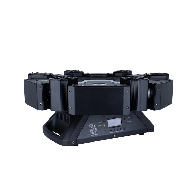 6 Eye Rgb 325 LED Beads Circle Controlled Strobe Moving Head Dj Light-4