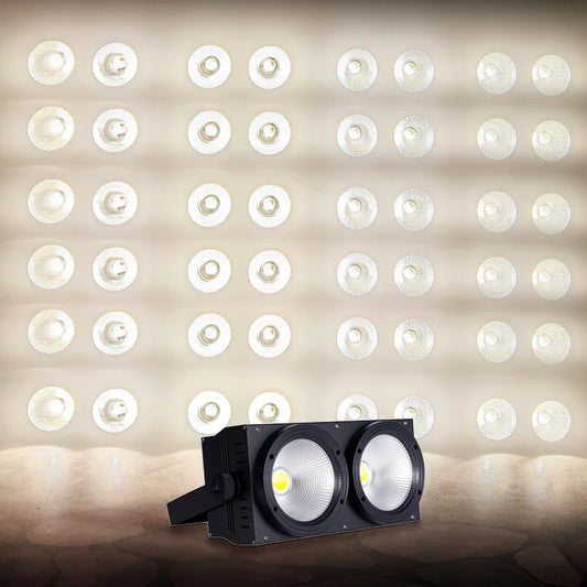 2X100W 2 Eyes Led Dmx Cob Audience Blinder bar Stage Strobe Light-1